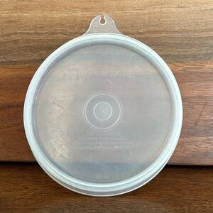 Vtg Tupperware Replacement A Tab Lid #215-48 Sheer Frost USA Tupper Seal